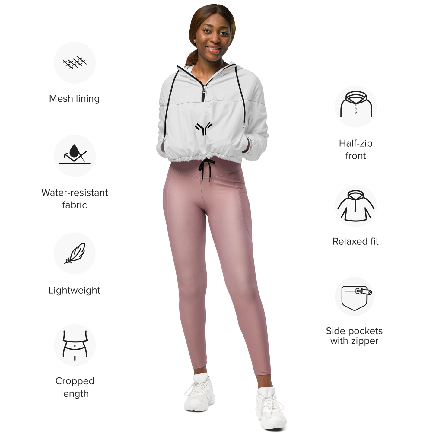 Aero Women’s Cropped Windbreaker